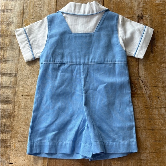 NWOT Strasburg Boys Bunny Romper 12m - Picture 5 of 6